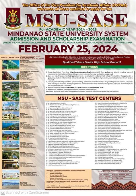 msu sase result 2024 2025 release date philippines